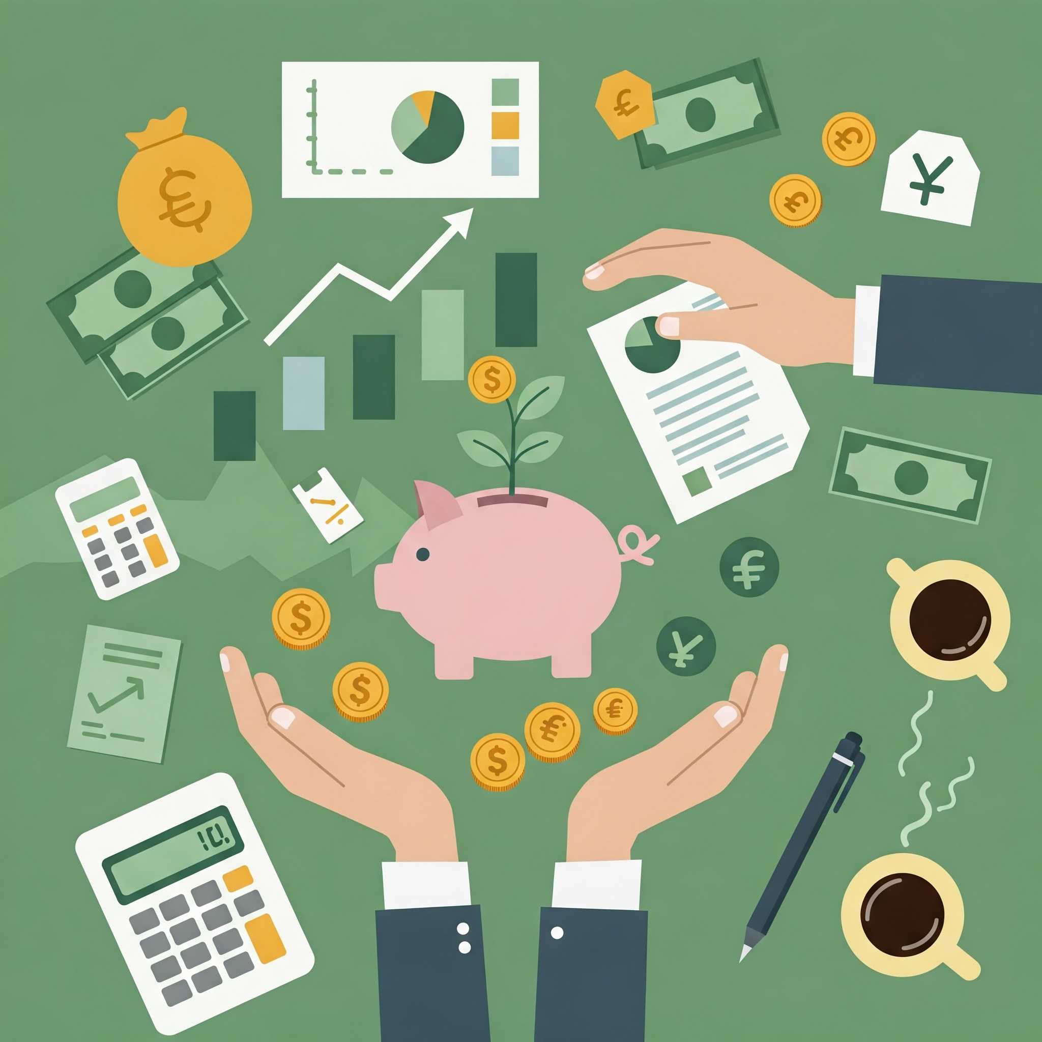 Concetto visivo della Regola del 50/30/20 per il budgeting, che illustra equilibrio finanziario e pianificazione.